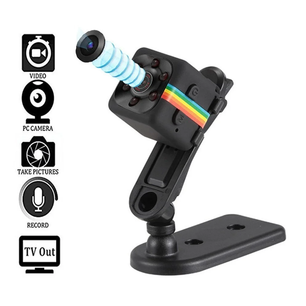 Sq11 Mini Camera Night Vision Hd 1080p Drone Fpv Dvr Portable Tiny