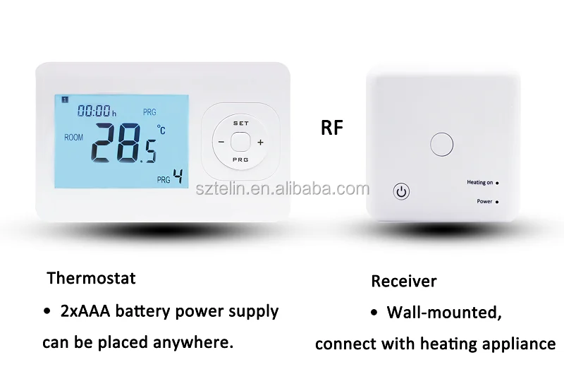 Rf Wireless Remote Control Gas Boiler Heat Pump Hot Water Heater Room