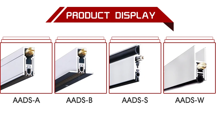 Mortised Zero Speciality Automatic Drop Seals Slot Position Aluminum Door Bottom Seals Weather Seals Buy Auto Door Drop Seal Acoustic Auto Door Drop