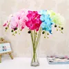 7 number home decorating artificial flower moth orchid butterfly silk flower for fairytale wedding valentine's day decorations
