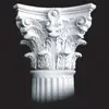 Faux decorative greek columns