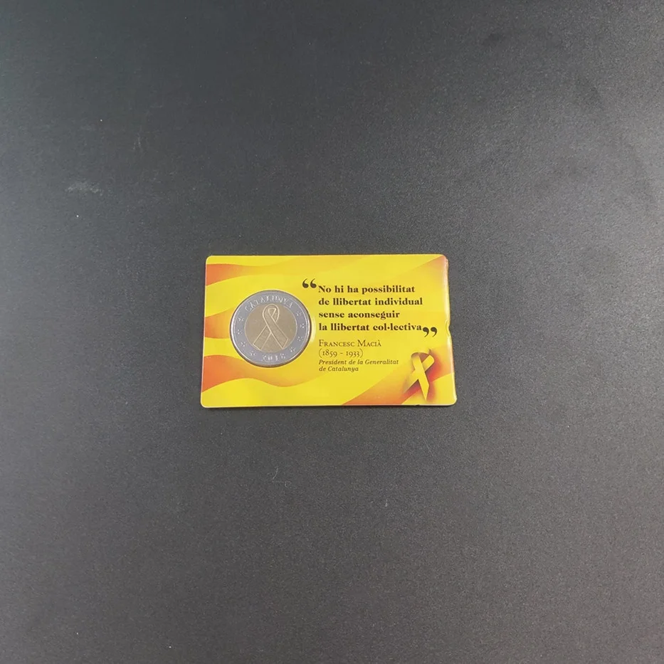 Coin Blister Clamshell Packaging Box With Insert Card Commemorative