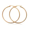 Gold Plated Size 2cm-7cm Hoop Earrings for Women Sensitive Ears Stainless Steel Earring Hoop