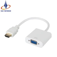 

HDMI to VGA Adapter Digital to analog Audio Video Cable hdmi converter male to female 1080P for PC Laptop Tablet