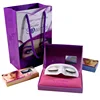 Custom luxury eye lashes gift set box private label false eyelash packaging box
