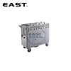 Gas-fired Stainless steel hand cart for Porridge trolly cart plus
