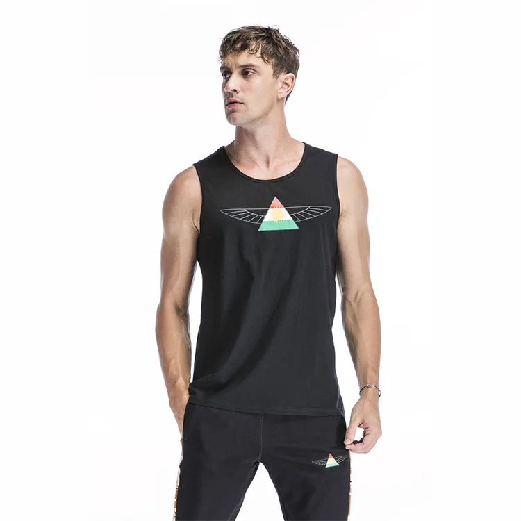 

Alibaba online shopping Printing Logo Sport Mens Black Tank Top singlet, N/a