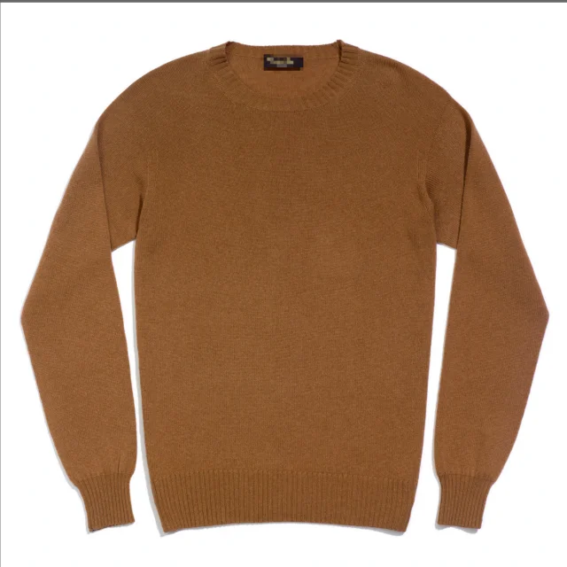 men brown sweater
