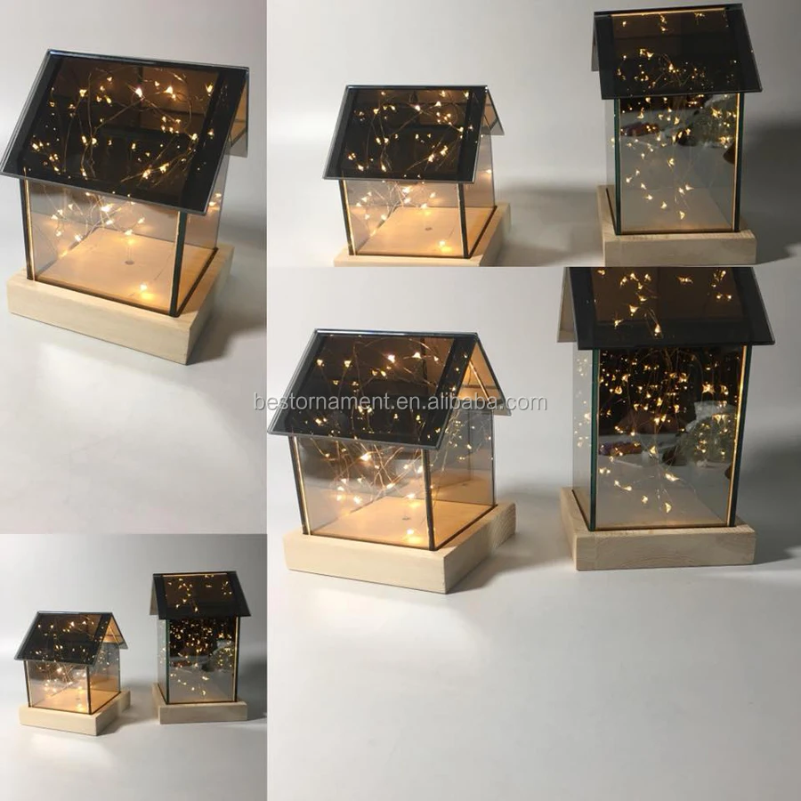 Infinity Glass Mirror Led Cube Decorative Centerpiece Buy Infinity