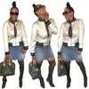 lasted women's fashion solid jacket MDY042