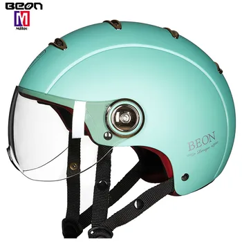 helmet beon motorcycle half larger bike safety