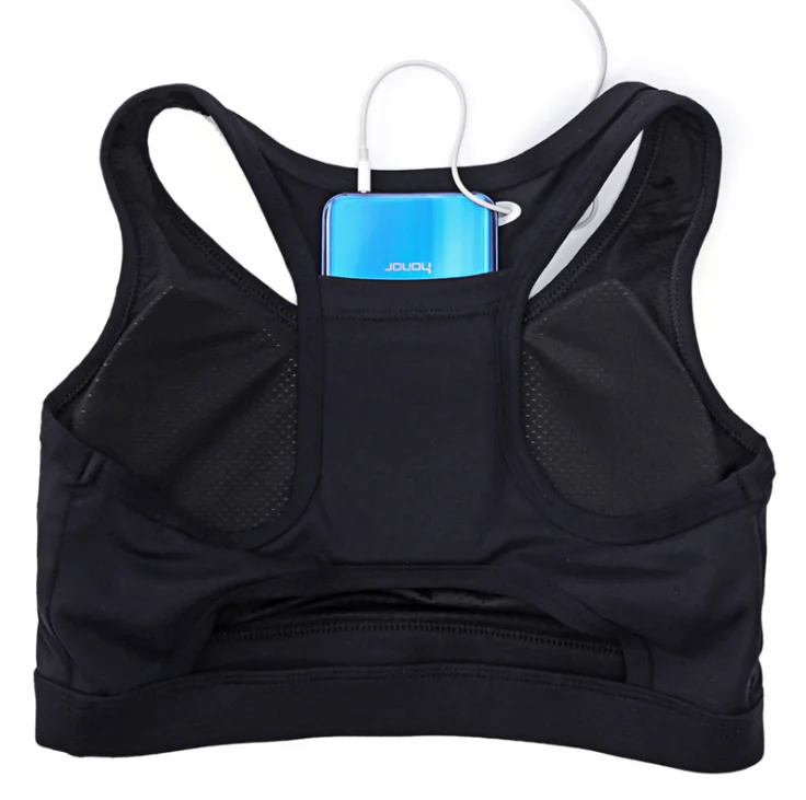 In Stock Wholesale Hot Sale Shockproof Sport Bra Back Design Portable