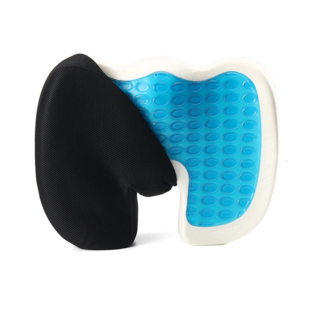 Comfilife Coccyx Orthopedic Comfort  Ventilated Cooling Gel Enhanced Seat Cushion Hemorrhoid Cushion For Buttocks