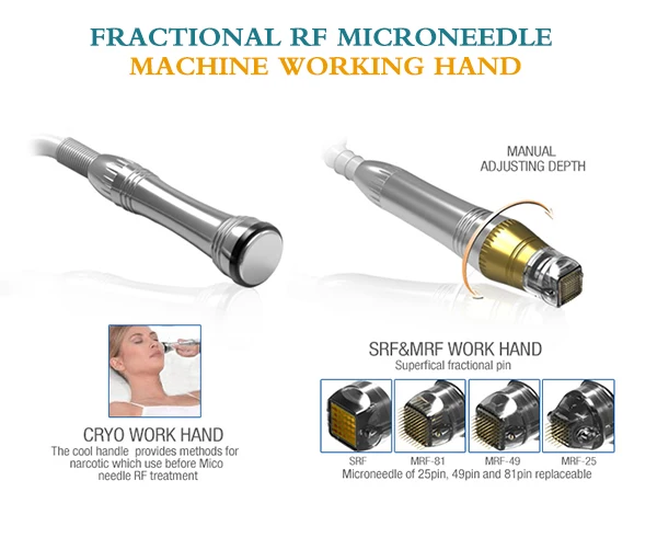 Fractional Microneedle RF SRF+MRF machine for Wrinkle Removal
