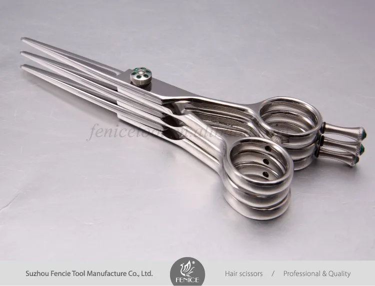 Fine Cut Professional 3 Blades Scissors Hair Solon Triple Haircutting ...