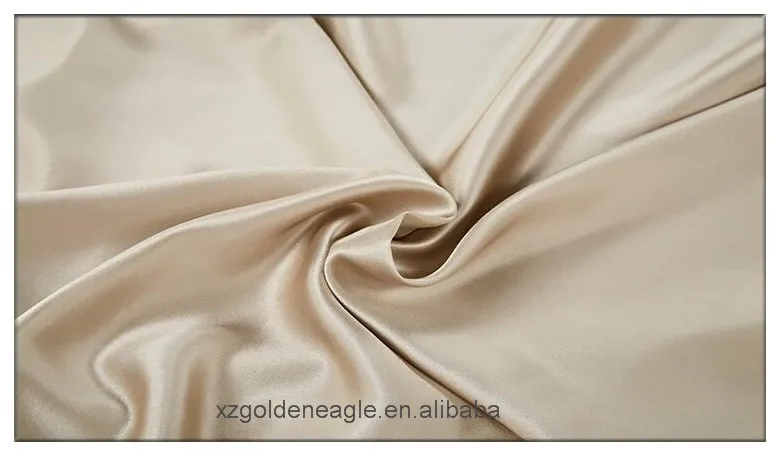 popular champagne color silk bedding set silk sheet