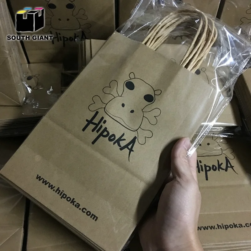 
Personalize LOGO Manufacturer Direct Kraft Presents Delivery Paper Wedding Gift Bags with Handle 