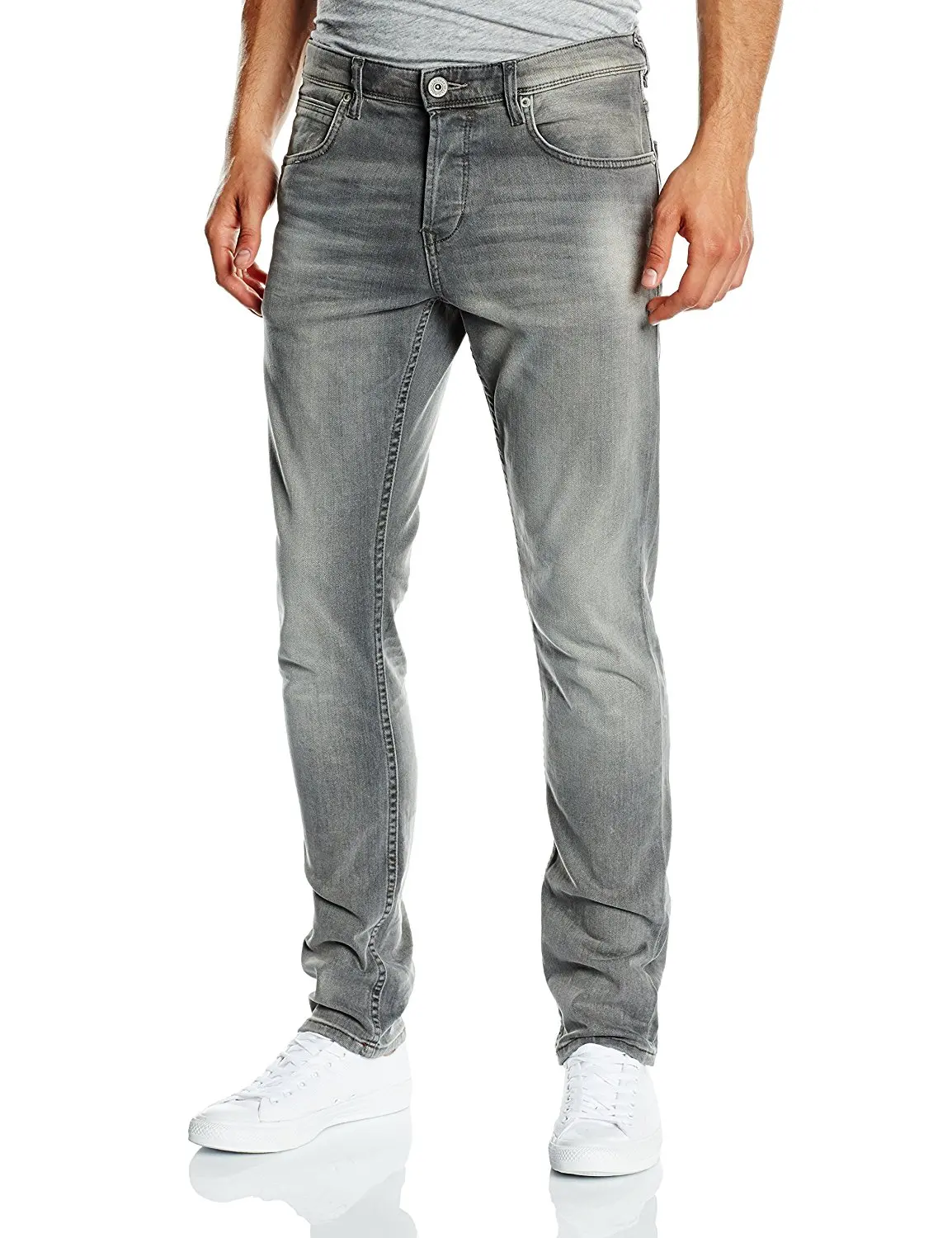 Buy TOM TAILOR Denim Men Slim Jeans Aedan grey-denim in Cheap Price on ...