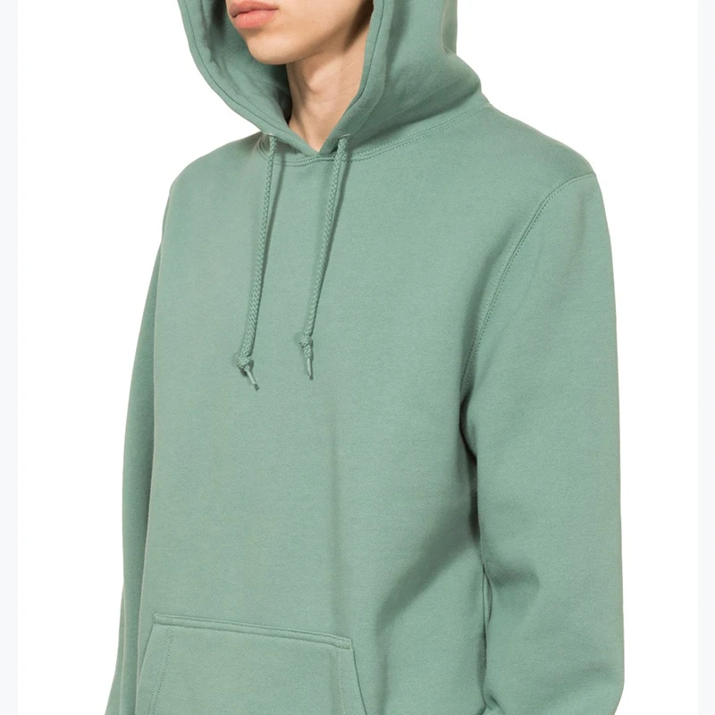 mint green pullover hoodie