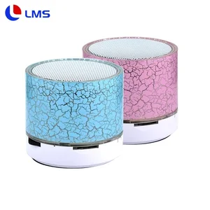 Newest gift Stereo Outdoor Portable Mini High quality wireless cracks speaker bluetooths with Led Flashing speaker