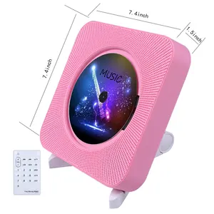 Wall Mounted Portable CD Player Bluetooth FM USB & AUX