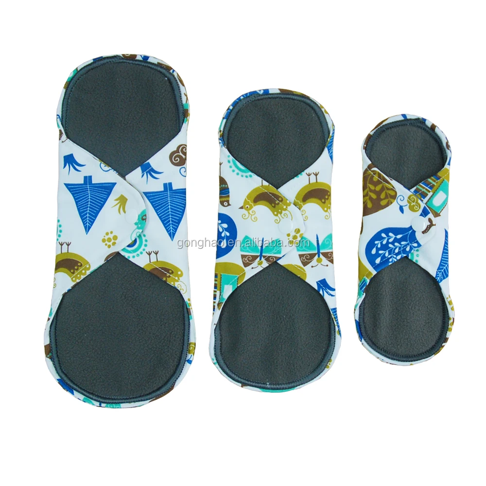 

Washable Reusable Nursing pads Bamboo Charcoal Sanitary Pads menstruaL Pads Day and Night