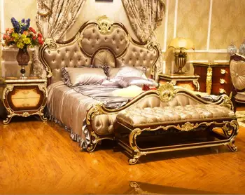 Bisini Royal Style Luxury Villa Bedroom Set Buy Bedroom Furniture Bed Antique Furniture Product On Alibaba Com