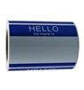 Hybsk Hello My Name Is BLUE Name Tag Identification Stickers 3-1/2 inch x 2-3/8 inch Total 200 Labels Per Roll