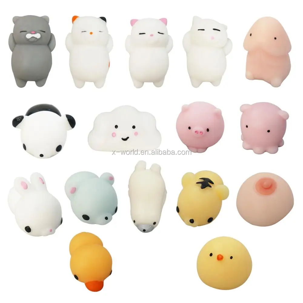 卸売スクイーズ猫ソフトシリコン動物スクイーズおもちゃストレス解消フィジェットハンドスクイーズピンチおもちゃ Buy ハンドスクイズおもちゃ Squishies動物のおもちゃ Squishies猫 Product On Alibaba Com