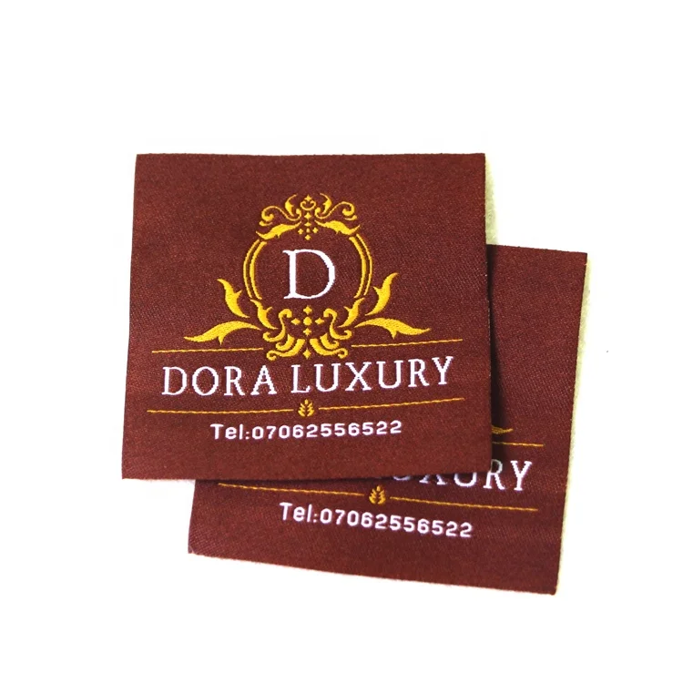 

wholesale customized children clothing woven clothing tag label