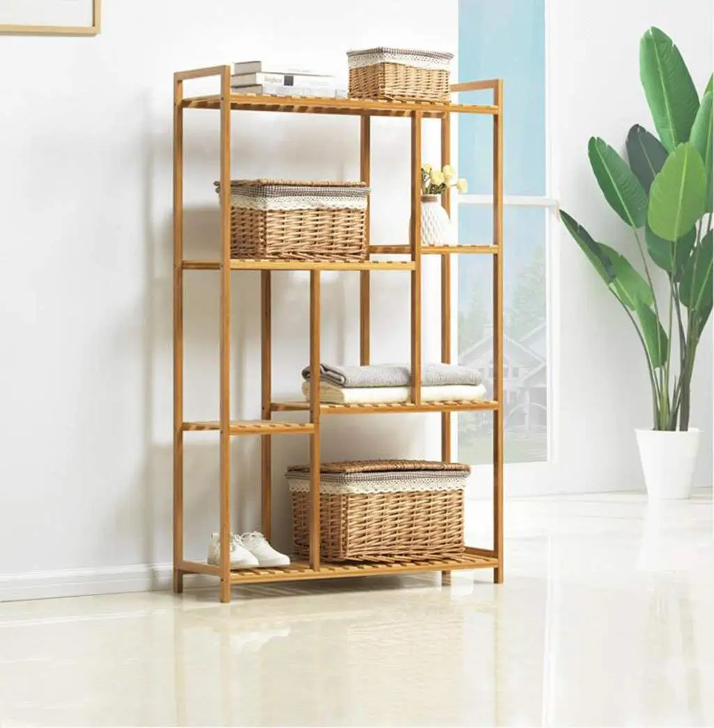 LQQGXL Storage and organization Multifunctional racks, kitchen storage racks, storage racks, floor racks, flower racks.