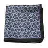 wholesale silk light grey pocket square hand embroidered handkerchief DPS5407C