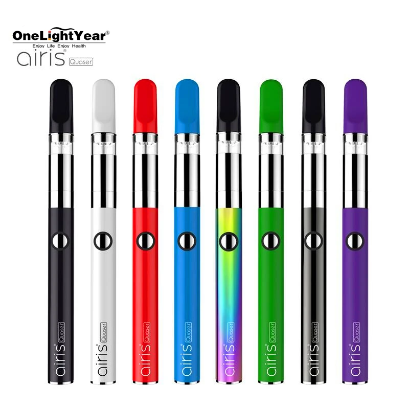 

Original authentic Airis Quaser wax vape pen with 510 thread Rechargeable adjustable voltage preheating vape battery