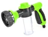 8-function garden car washing cleaning foam spray gun with soap dispenser bottle