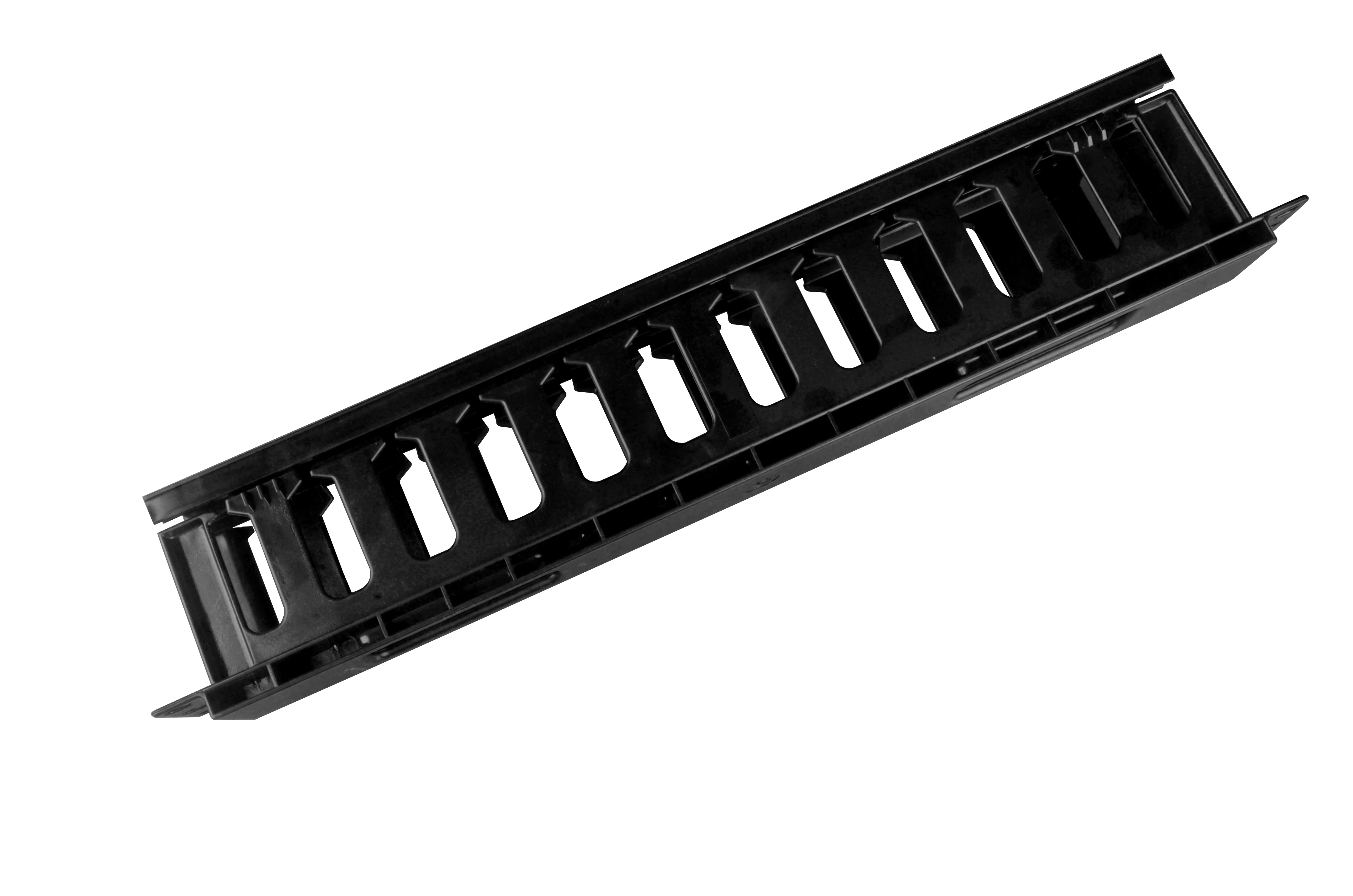 Rack Horizontal Cable Organizer Plastic Cable Management 1u For Network