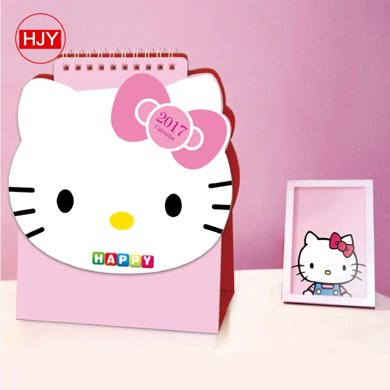 2019 Paper Perpetual Desk Calendar For Big Size High Quality Hello