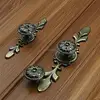 Zinc alloy antique bronze cabinet handle, drawer pull classical style cabinet knob