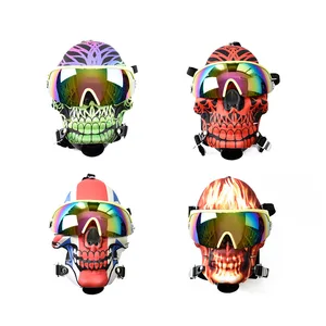 Image of Color silicone mask smoking pipe silicone pipe creative smoking pipe 034