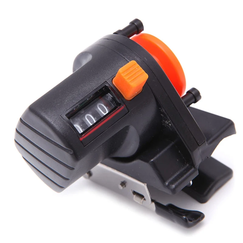 

Fishing Line Counter Clip On Rod Meter Gauge Depth Finder Digital Jigging 99.9m L15 Fishing Line Depth Finder Pesca Carp Pesca, Orange