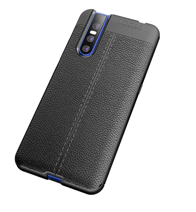 

Genuine leather Mobile Cell Phone Back Cover Case For vivo v15 pro case iphone, Colors optional