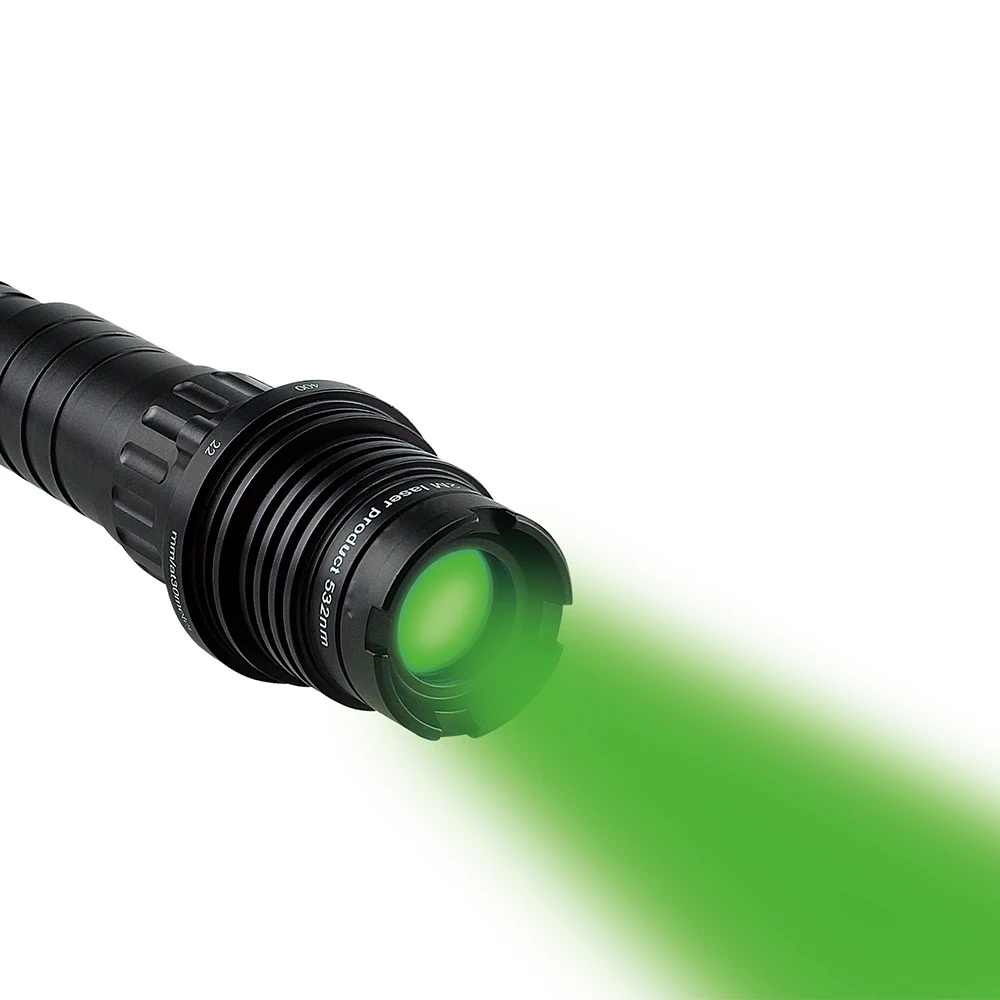 

Tactical handheld hunting 100mw ar15 green laser illuminator, N/a