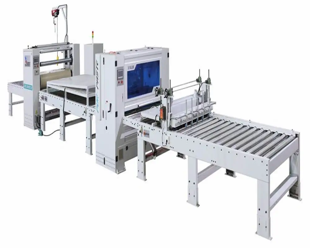 
PVC film and acrylic sheet PUR laminating machine for furniture 