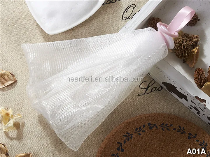 
foam net facial cleanser PE net for facial cleansing& Body wash A01 