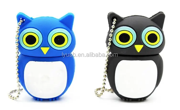 USBN Cute Cartoon usb thumbdrive Full capacity usb2.0 pendrive owl usb flash drive - ANKUX.COM