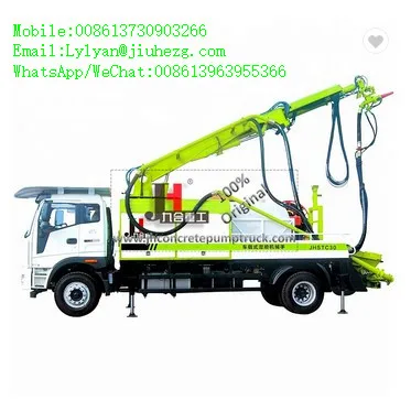 
Real Factory supply 30m3/h wet shotcrete machine concrete spraying truck for constructions 
