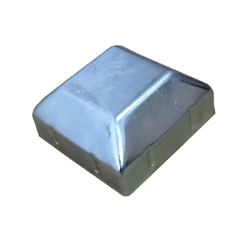 Square Galvanized Steel Caps - Buy Steel Metal Railing Tubing End Cap ...