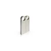 Stainless Steel Clip USB Flash Drive wholesale Free Custom Logo Keychain Mini Metal USB pen drive 1GB 2GB 4GB 8GB 16GB 32GB