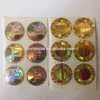 custom authenticity 3d hologram sticker with serial number