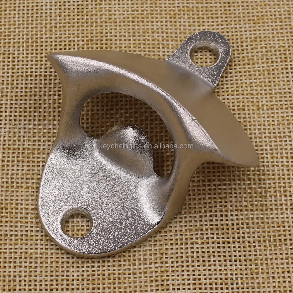 Wall bottle opener