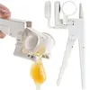 Egg Cracker Opener Handheld York Separator Strip Shell Manual Handy Egg Breaker